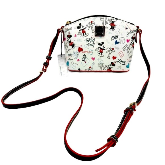 Authentic Disney Parks Dooney & Bourke Mickey Minnie Sweethearts Crossbody - NWT - Picture 6 of 7
